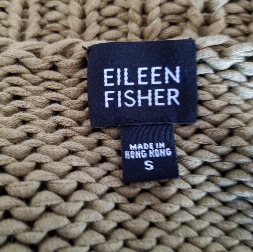 Eileen Fisher Knitted Open Small Cardigan - Picture 6 of 8